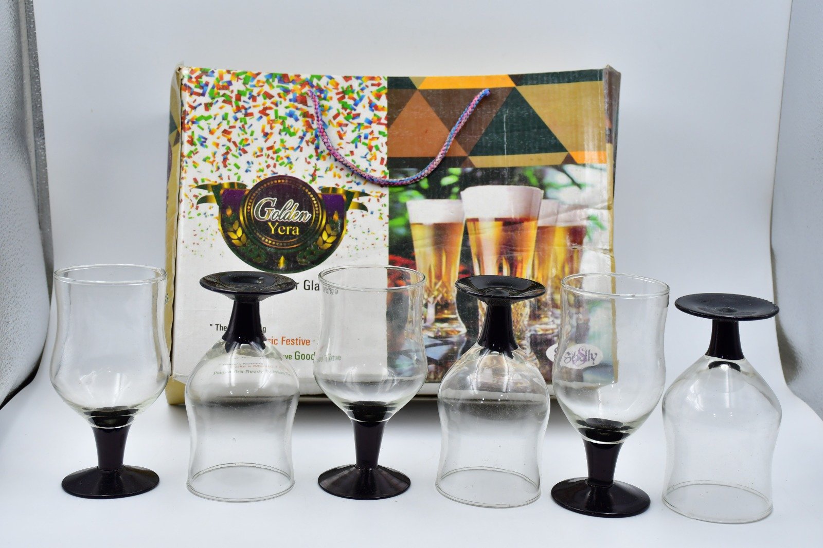 Golden Yera Beer Glass Set