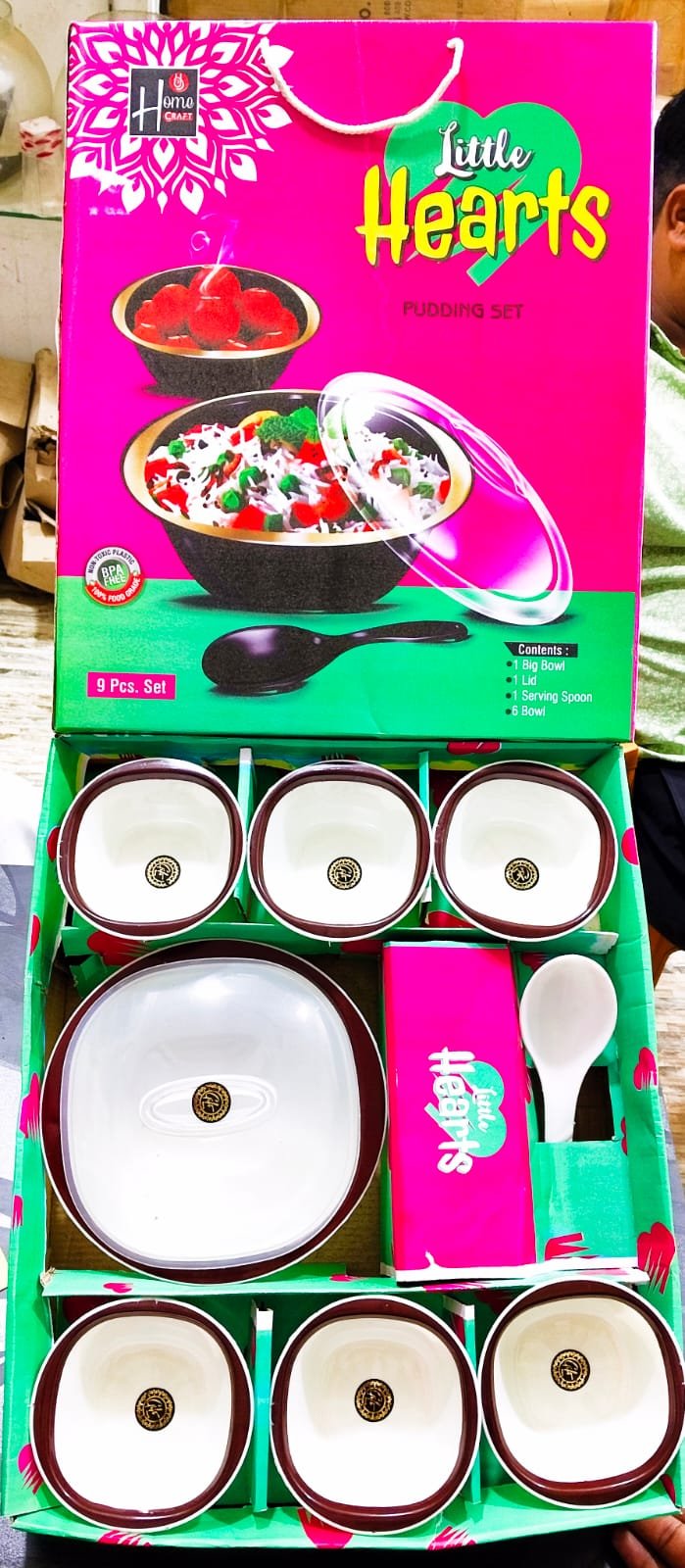 Little Hearts Pudding Set