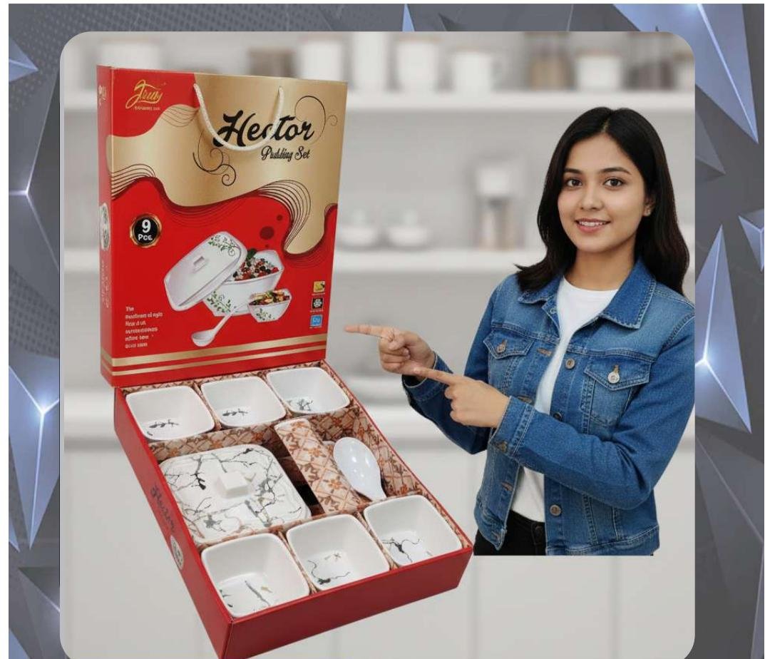 Hector Pudding Set